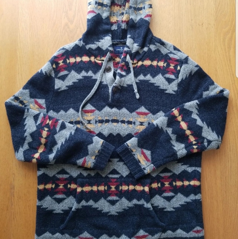 Men's American Eagle Aztec Hoodie